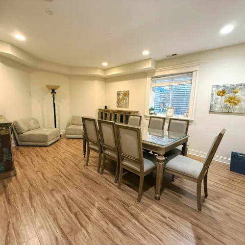 Family Dinner & Art room Family Dinner & Art room
